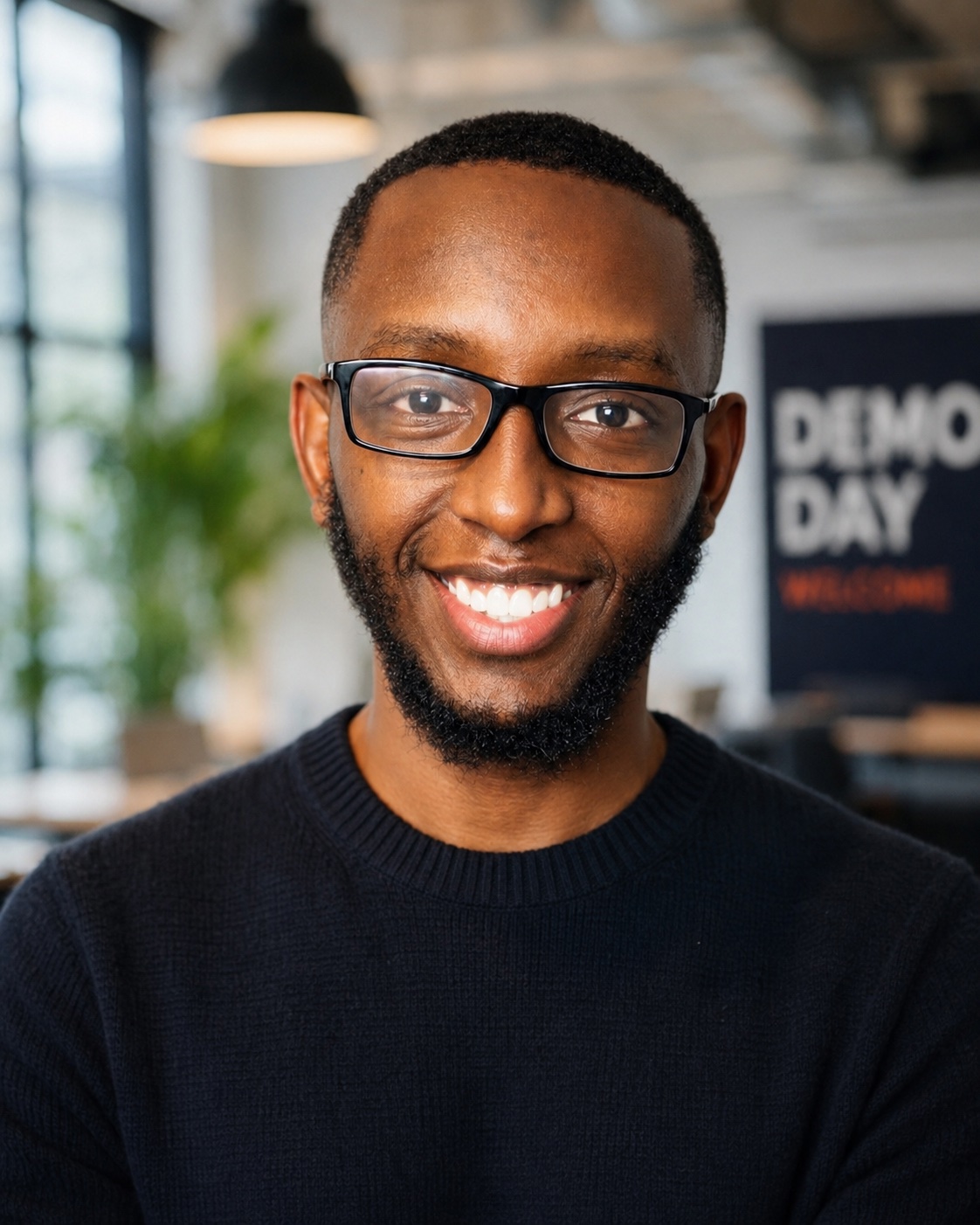 Portrait of Jean-Fidele, founder of Nexsteps